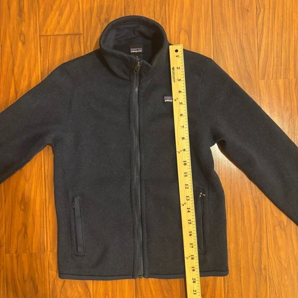 Patagonia Better Sweater Fleece Jacket Kids Small 7-8 Zip-Up Navy Blue